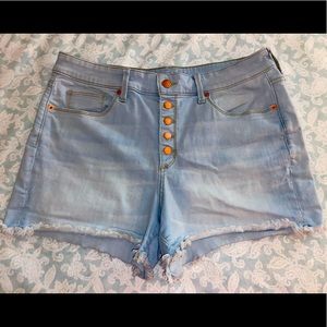 High Rise Midi, Universal Thread, Blue Jean Short, 14/32